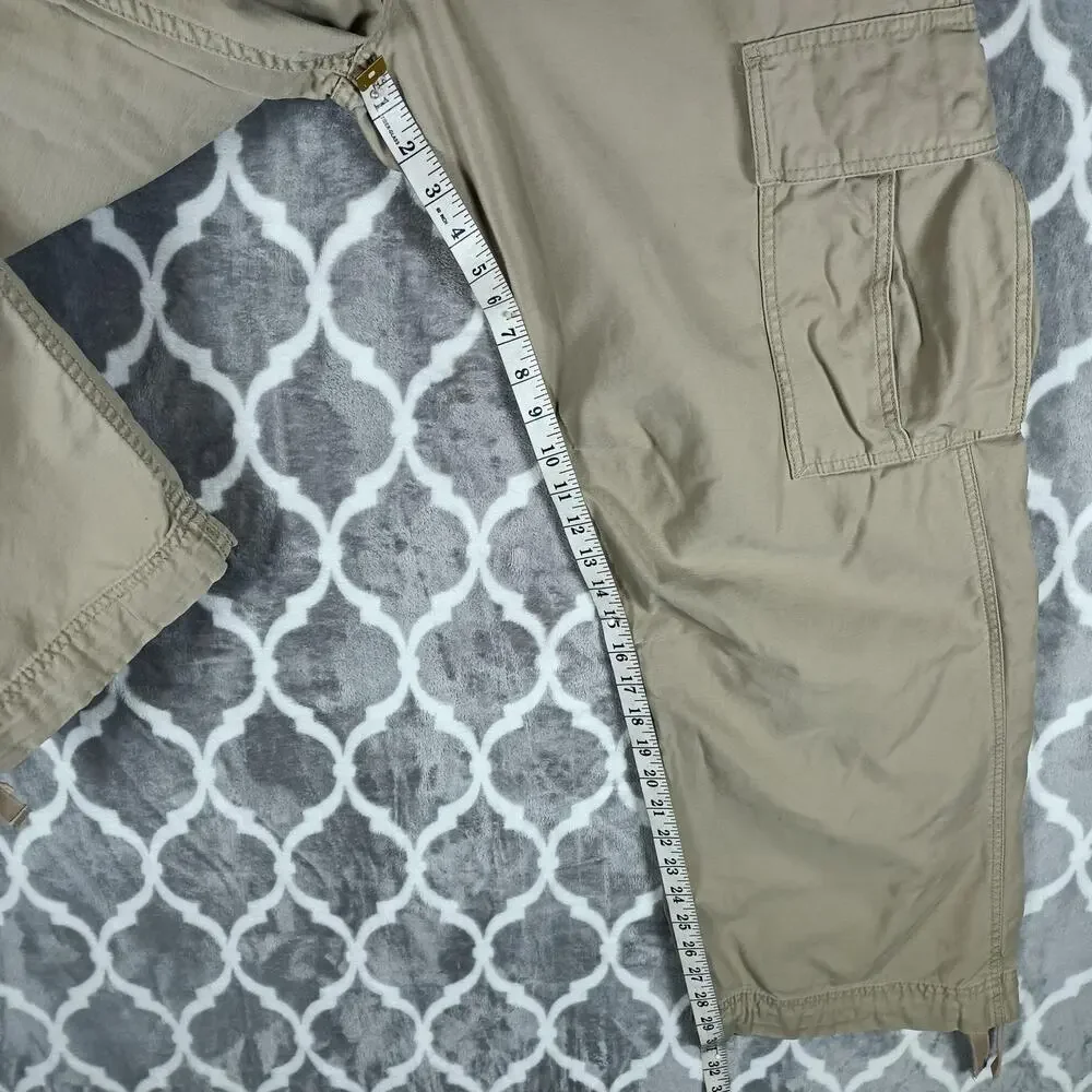 Levis Fatigue Cargo Pants Mens 33x30 Beige Cotton Relaxed Fit Canvas Rugged